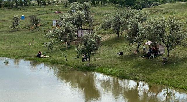 Отдых в Крыму | Скифская Деревня платная рыбалка в Вилино карп амур толстолобик